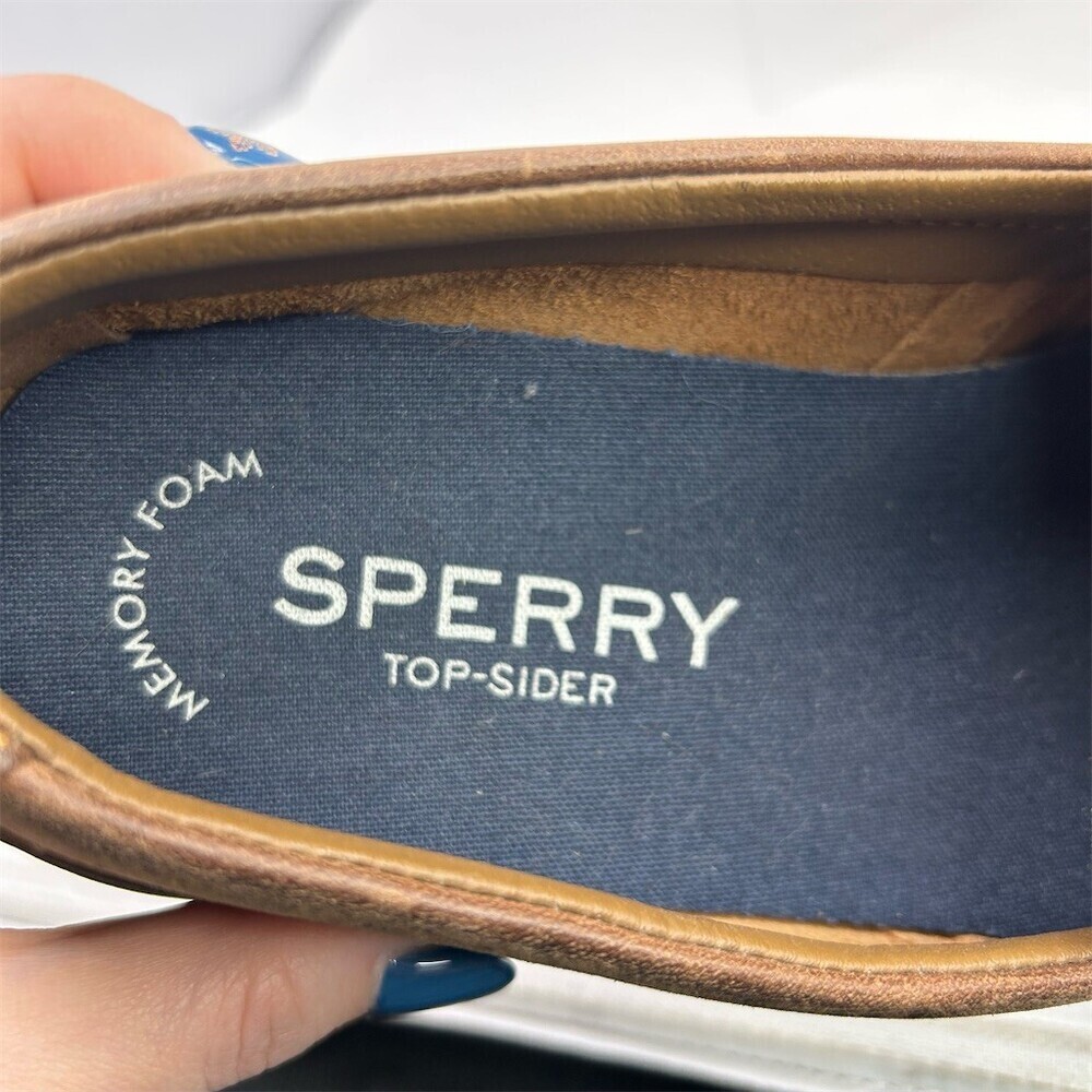 Sperry Top-Sider Men's Penny Loafers Brown Slip-On Moc Toe Memory Foam Size 8.5 - Picture 12 of 12